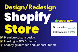 design, redesign shopify store, shopify dropshipping store, online store