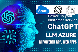 build llm azure chatgpt ai powered web apps, ai software, ai apps, ai mobile app