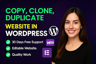 copy, clone, redesign or revamp any website using elementor pro
