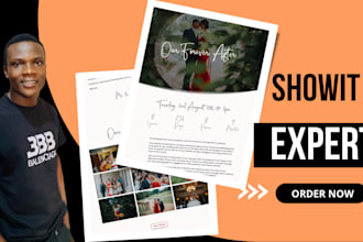 design, redesign and customise your website on showit with premium template