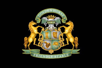 make heraldic family crest coat of arms logo