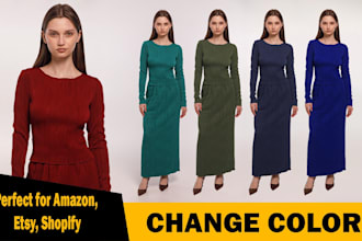 professionally edit your product photos and change colors