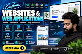 develop custom websites and web applications