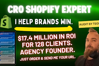 cro redesign shopify store to increase your conversion rate