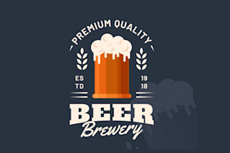 create eye catchy modern, craft brewery logo