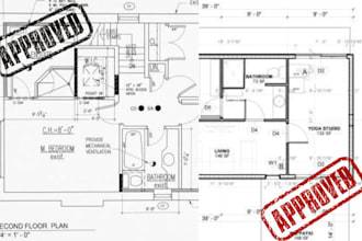 create mep, floor plans, blueprints, and architectural drawings for permit city