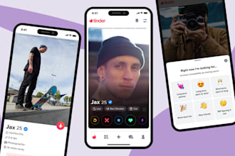 develop live streaming app, dating app like tinder app, taxi booking app