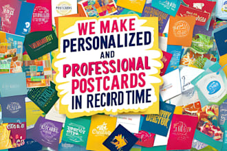 design a personalized and professional postcard