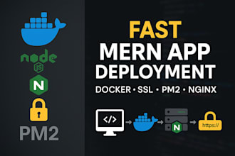 deploy your mern app with docker, nginx, SSL, and pm2 for production