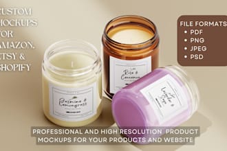 professional, realistic product mockups HD for your brand
