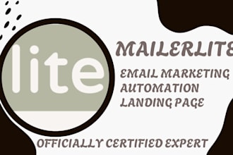set up email automation and landing pages with mailerlite hubspot and salesforce