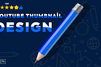 high quality youtube thumbnails created by a pro designer