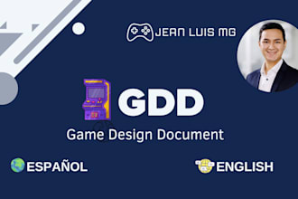 create a professional game design document gdd for your game