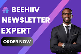 setup beehiiv newsletter template beehiiv manager beehive landing page