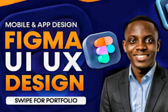 design responsive UI UX in figma with user flow and prototype