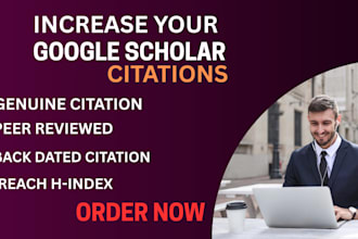 increase google scholar citation, backdate citation on researchgate
