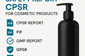 create eu cosmetic cpsr, pif, gmp, gpsr and compliant label