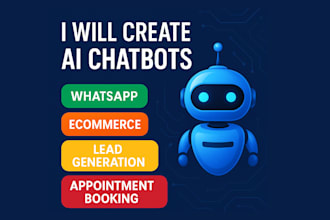 do ai chatbots for whatsapp, ecommerce, lead generation, and appointment booking