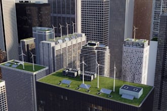do 3d interior exterior rendering in USA, commercial building, 3d model, render