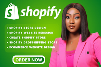 build shopify store redesign shopifywebsite dropshipping ecommerce UX SEO expert