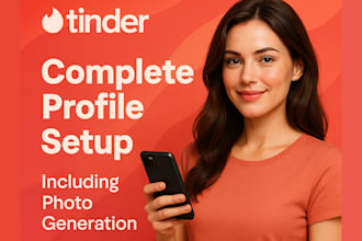 create your full tinder profile including photo generation