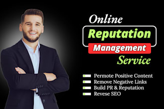 do online reputation management, reverse seo, orm, and remove negative links