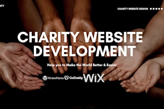 design charity website crowdfunding fundraising donations nonprofit website