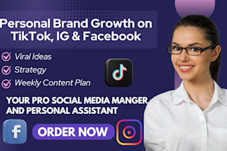 be your personal brand tiktok expert for growth and content strategy