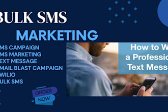 send bulk sms message text message sms marketing email blast twilio