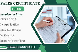 resale certificate, reseller certificate, seller and sales tax exemption