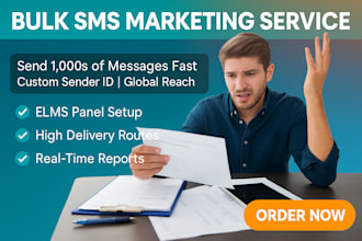 blast your SMS worldwide using solid elms panel with sender id spam message