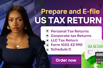 file US tax return for business and individual tax return, form 1120, 1040, 1065