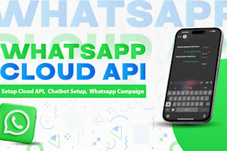 setup whatsapp cloud api and whatsapp chatbot