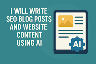 write SEO blog posts and website content using ai