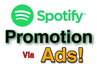create and run paid ads for your spotify music, viral music promotion