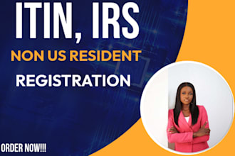 help you apply for your irs itin number as a non resident