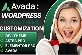 fix,revamp,rebrand wordpress landing page,avada theme divi website astra pro