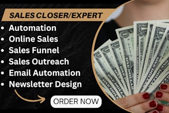 be your sales representative online sales closer  sales leads appointment setter