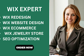design and redesign wix ecommerce website and setup your wix online store