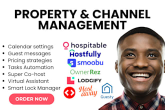 setup manage listings on hospitable hostaway ownerrez guesty smoobu or pricelabs
