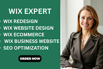 build wix website design redesign wix business website wix online store