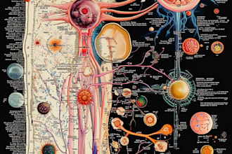 make anatomy, medical and scientific illustrations and diagrams