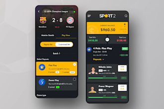 develop sport bet app fantasy app for you
