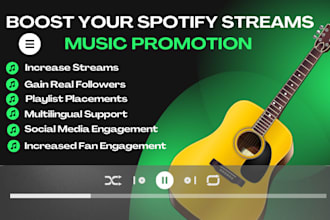 organic spotify music promotion increase streams music distribution music blog