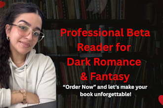 beta read dark romance fantasy historical sci fiction with detailed feedback