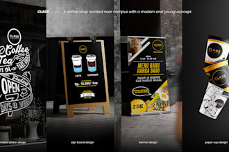design eye catching promotional graphics for your brand