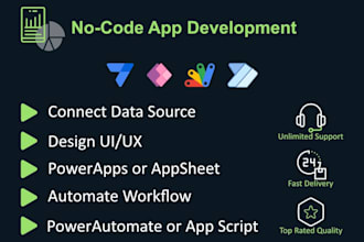 build flutterflow mobile app airtable adalo softr website glide appsheet