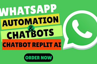 whatsapp chatbot, whatsapp automation, whatsapp business api, chatbot replit ai