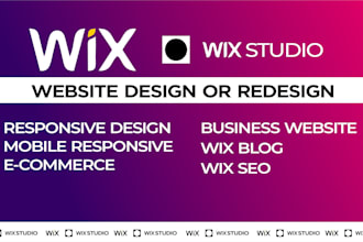 wix website design, wix website redesign, wix studio website