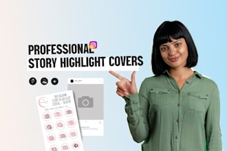 design instagram story highlight covers for your brand